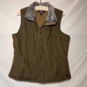 Women’s Noble Outfitters Olive Green Vest Size Large